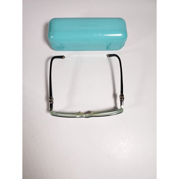 Tiffany & Co Womens Black Eyeglass Frames TE2016 A055 51mm With Turquoise Hard C - Picture 8 of 16